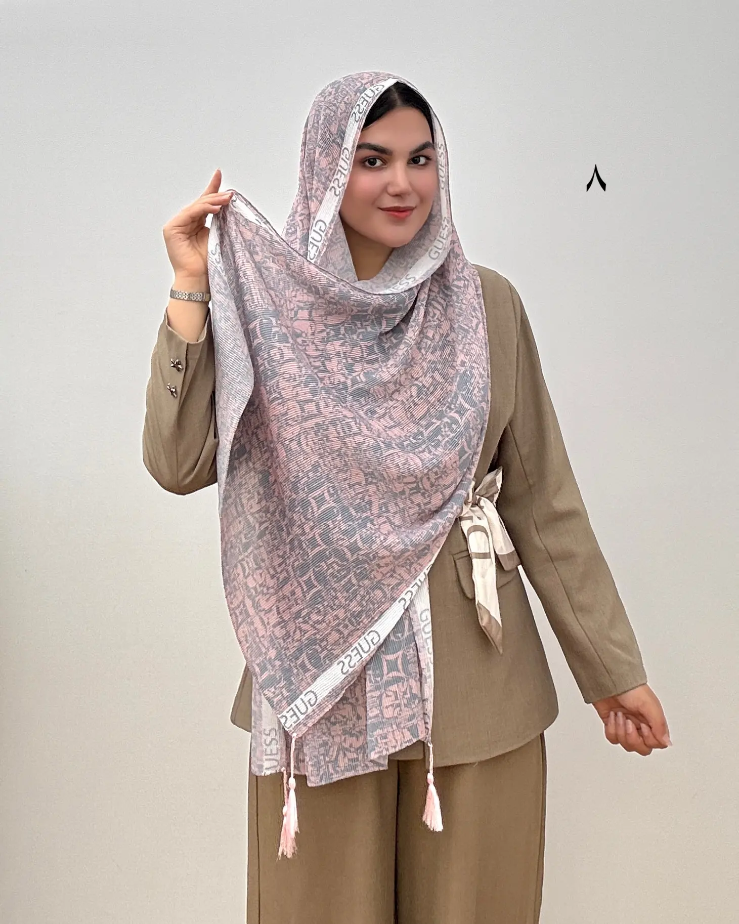 شال پلیسه دخترانه مدل پروانه